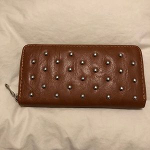 Zip up long wallet